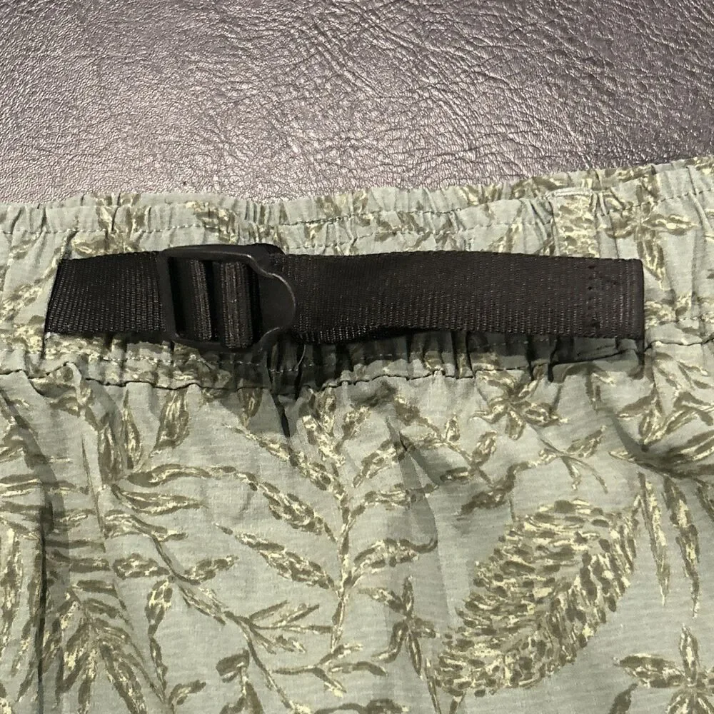 Aspen Skirt Womens Large Cargo Hiking Belted Outdoors Athletic Stretch Leaves - Picture 3 of 6